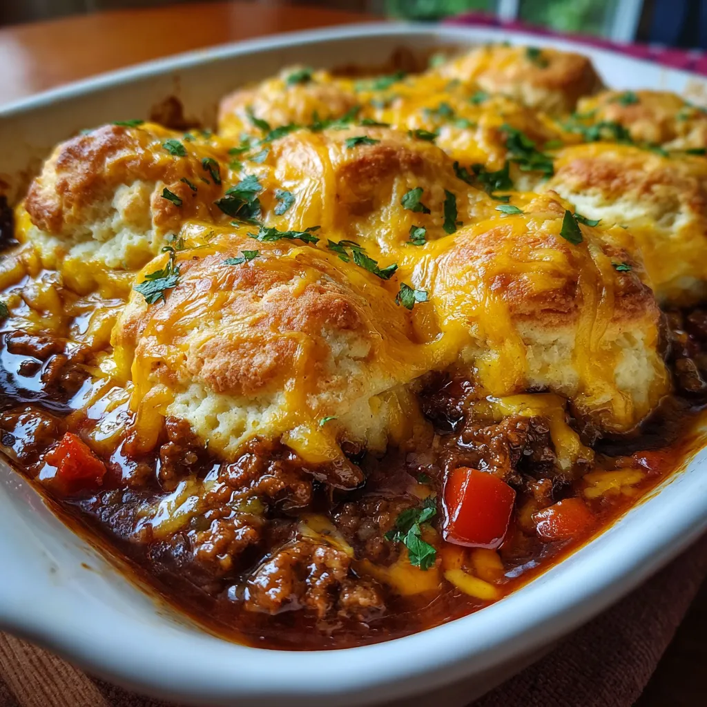 Sloppy Joe Biscuit Casserole: Cozy, Cheesy, and Crowd-Pleasing Comfort Food Bake - tertiary view
